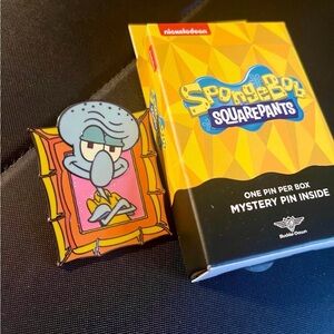 Buckle-Down Nickelodeon SpongeBob Squidward portrait blind box pin